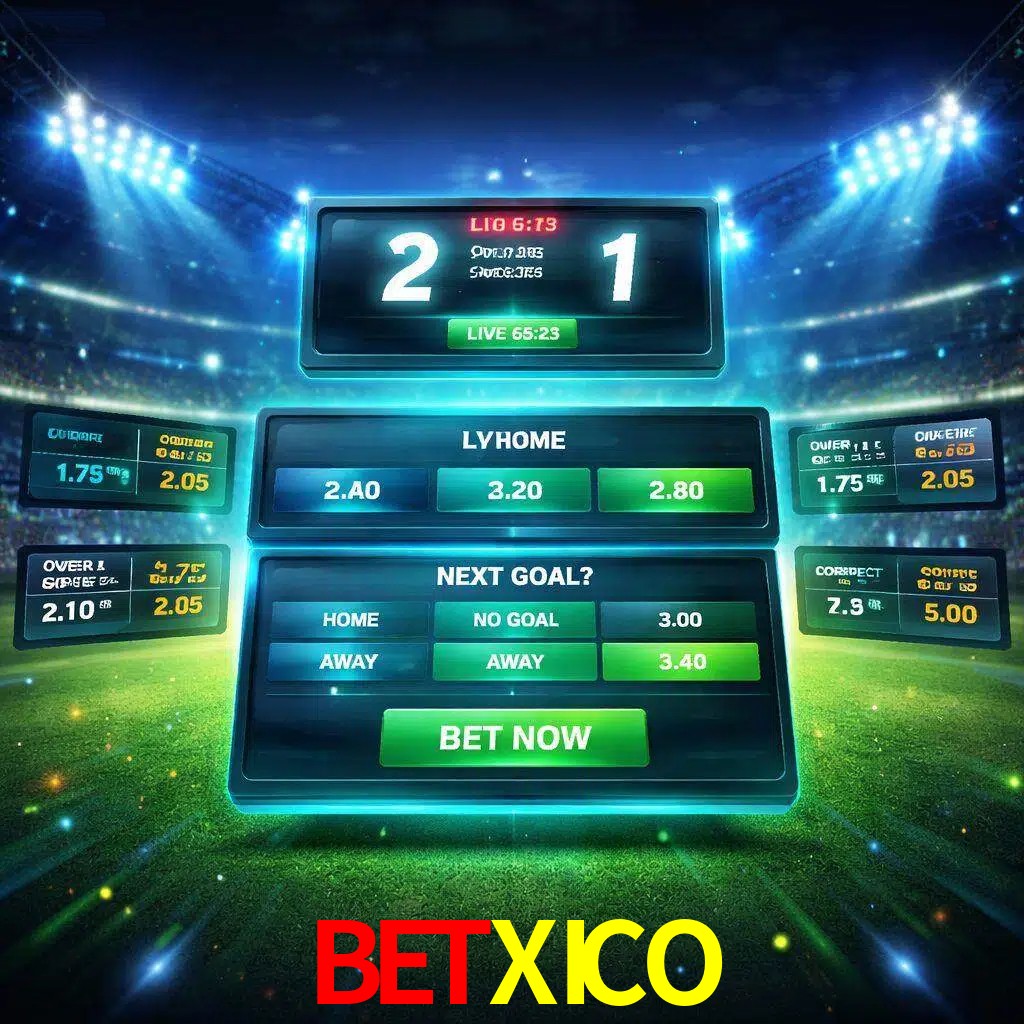Vista de apuestas en vivo BETXICO durante un partido en curso
