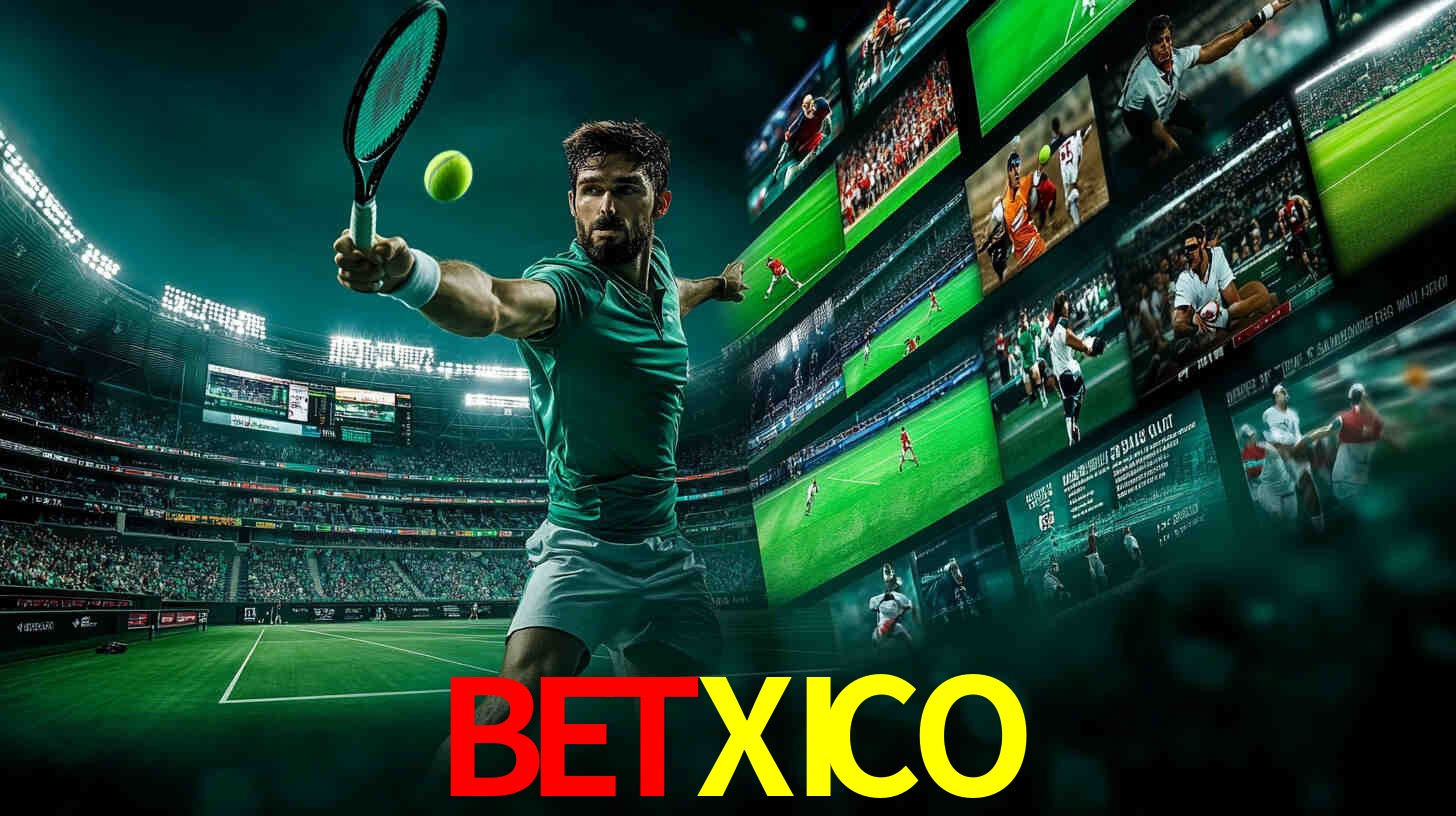 Una escena digital vívida inspirada en casino con BETXICO mostrado prominentemente, luces brillantes, fichas, cartas y acentos dorados.
